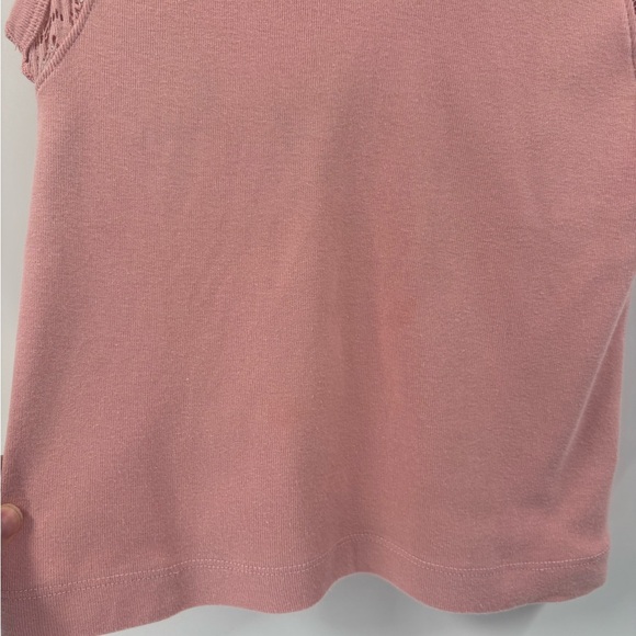 3 three dots pink short sleeve tee T-shirt size large - Picture 4 of 14